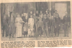 White Oaks School Class (newspaper article w description) JMCfb