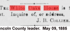 Lincoln County leader. [volume], May 09, 1885